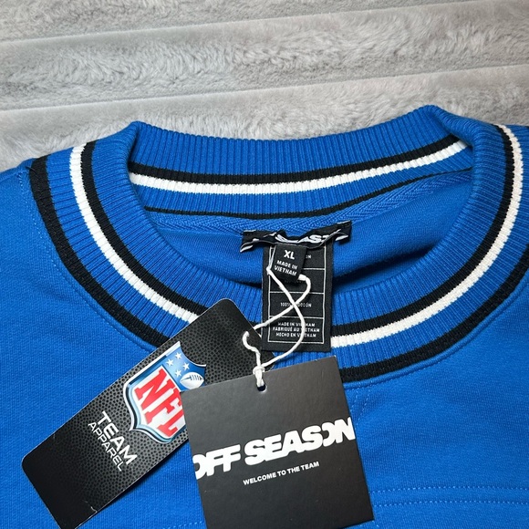 *NWT* Women's Blue Detroit Lions Fleece Shrug Cami - Picture 7 of 8